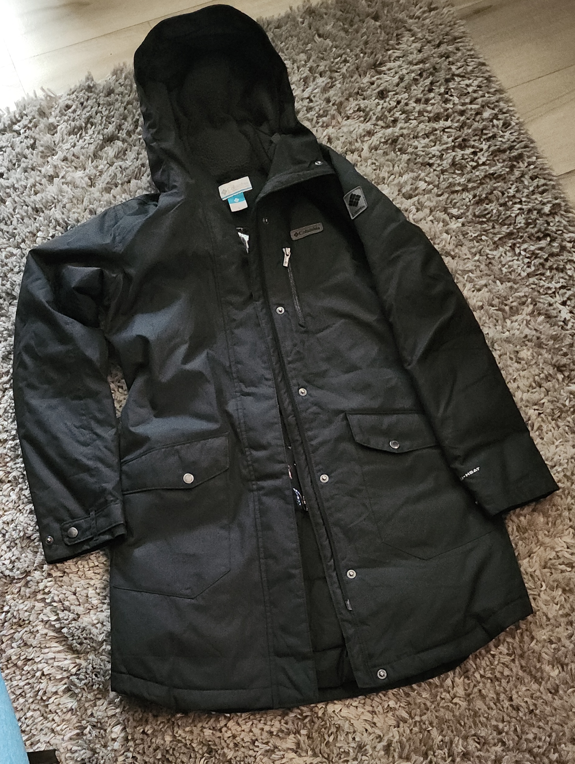 Columbia Black Women's Hooded Parka Jacket